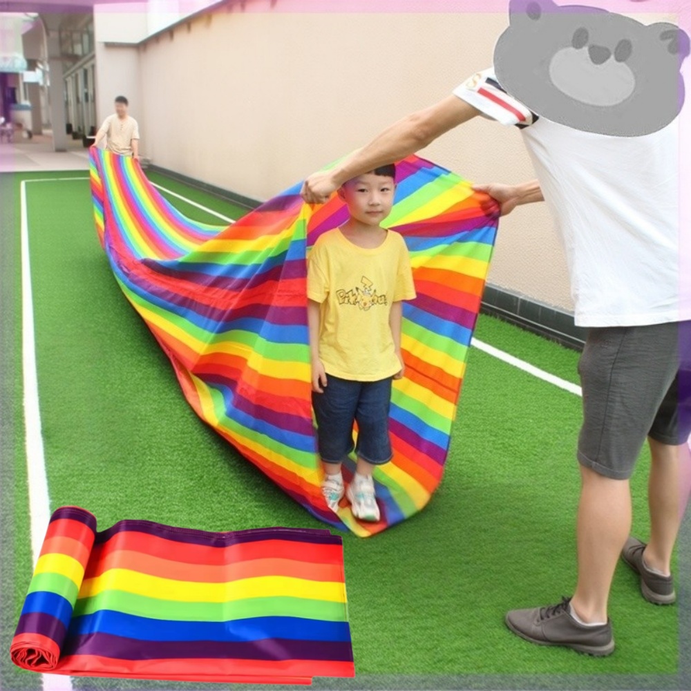 Outdoor Sport Activities For Kids - 3/5/8M Renkli Gökkuşağı Çocuk Oyun Tüneli