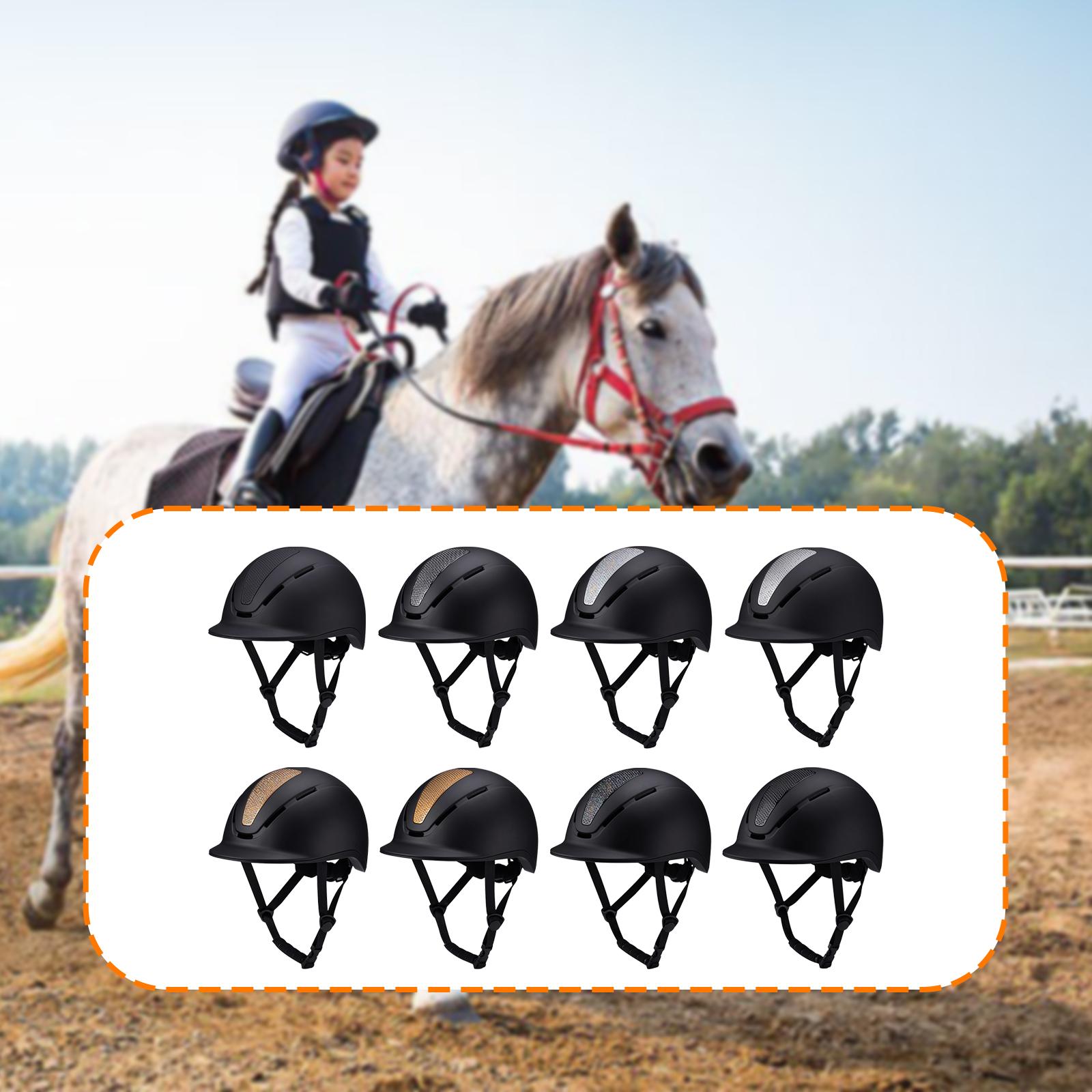 Equestrian Helmet - Ayarlanabilir Çene Kayışlı Binicilik Kaskı, Klasik